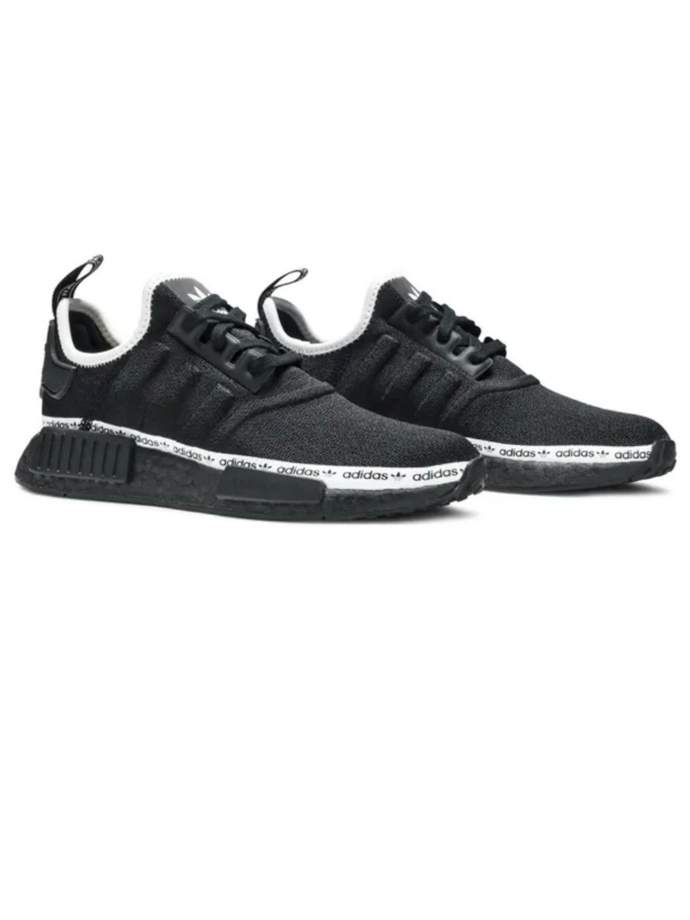 Adidas NMD R1 Black tape logo Comfort Sneakers for women